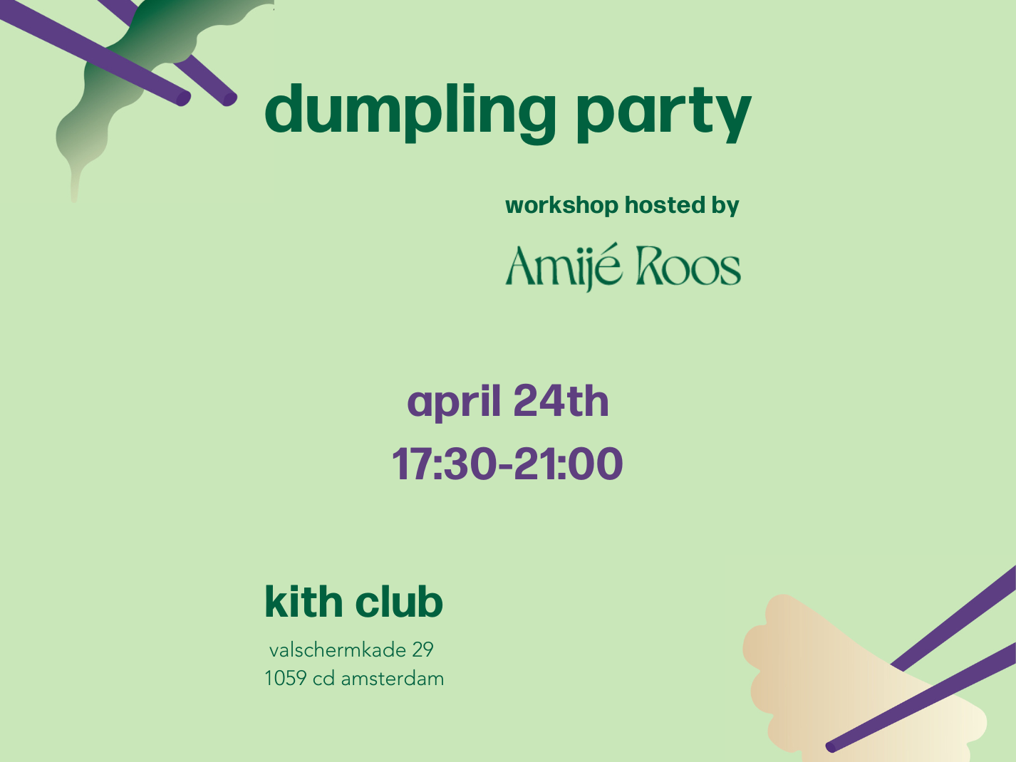 Amijé's Dumpling Party