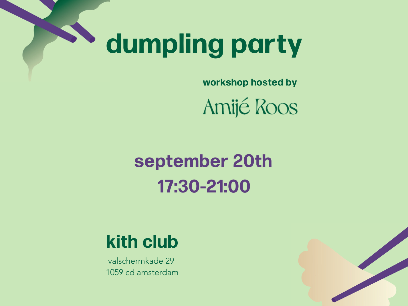 Amijé's Dumpling Party